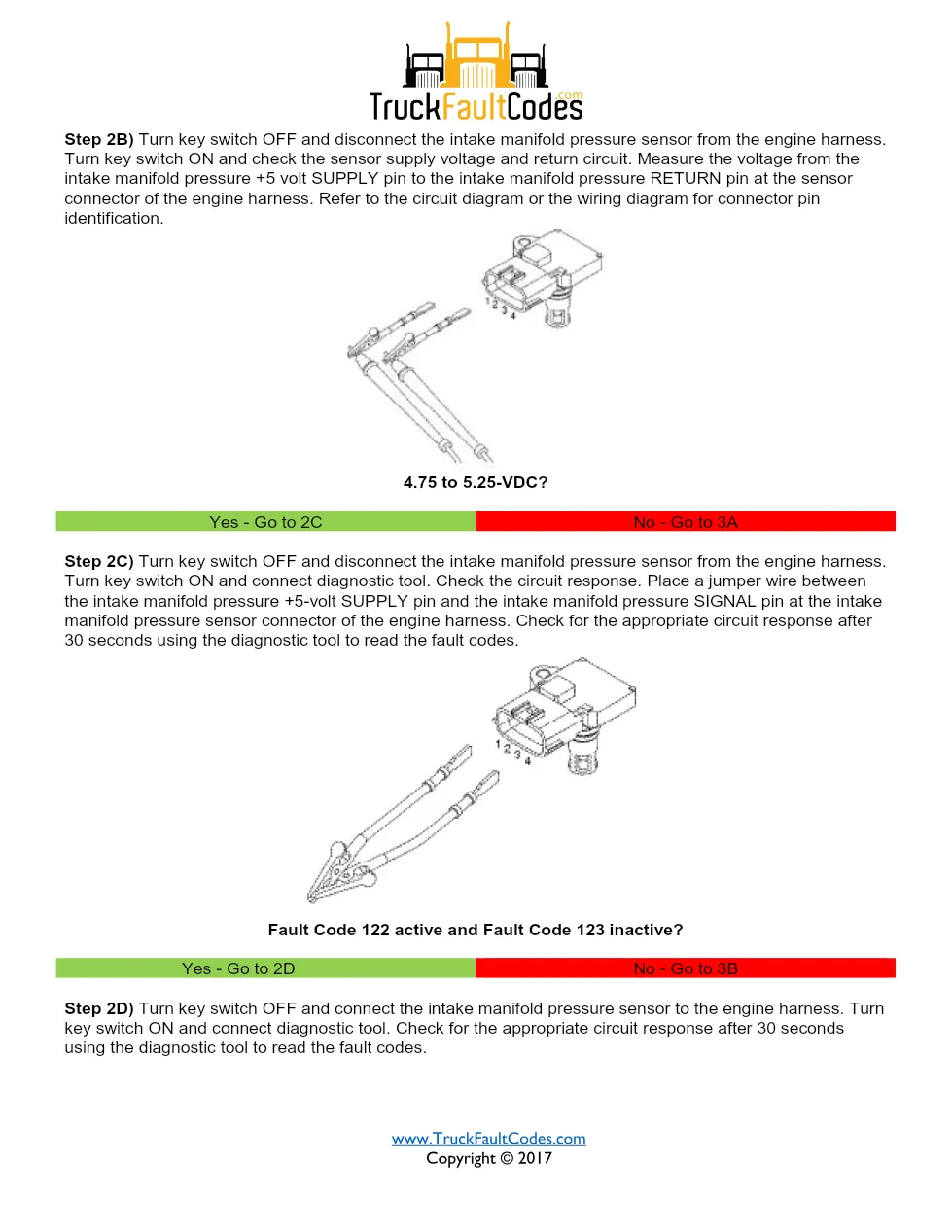 ISM code 123 DTCs — Intake Manifold Pressure Sensor low DTC - page 3 is available after signing in