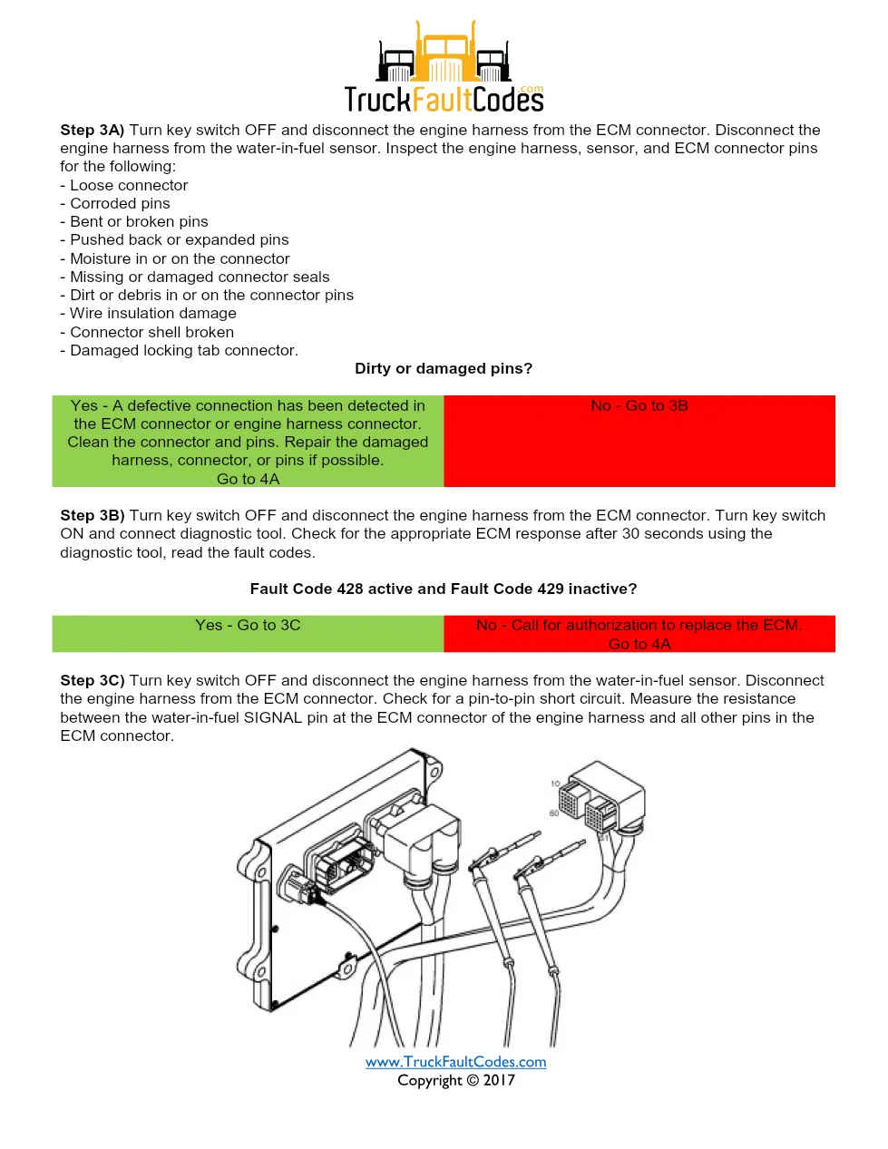 ISM code 429 DTCs — Lamp: Amber Water – In – Fuel Indicator - page 3 is available after signing in