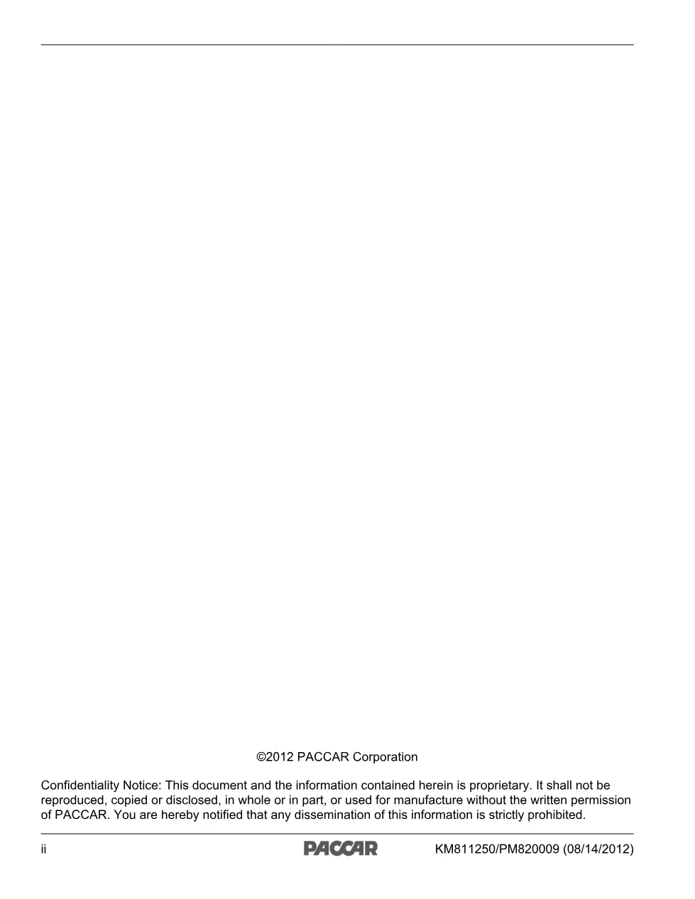 Kenworth T6 HVAC Manual — 2012 Air Conditioning Service Manual - preview page 2 of 6