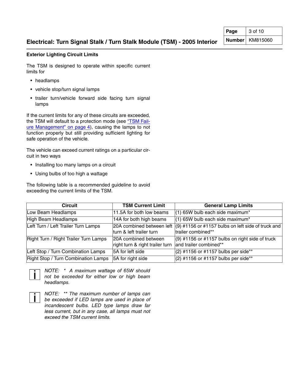 Kenworth turn signal stalk and Turn Stalk Module service manual - page 3 is available after signing in