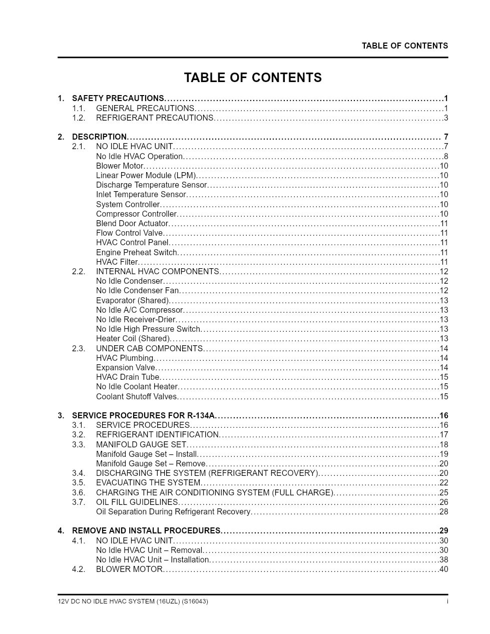 LoneStar No Idle HVAC service manual — 12V DC system, – Official - page 3 is available after signing in