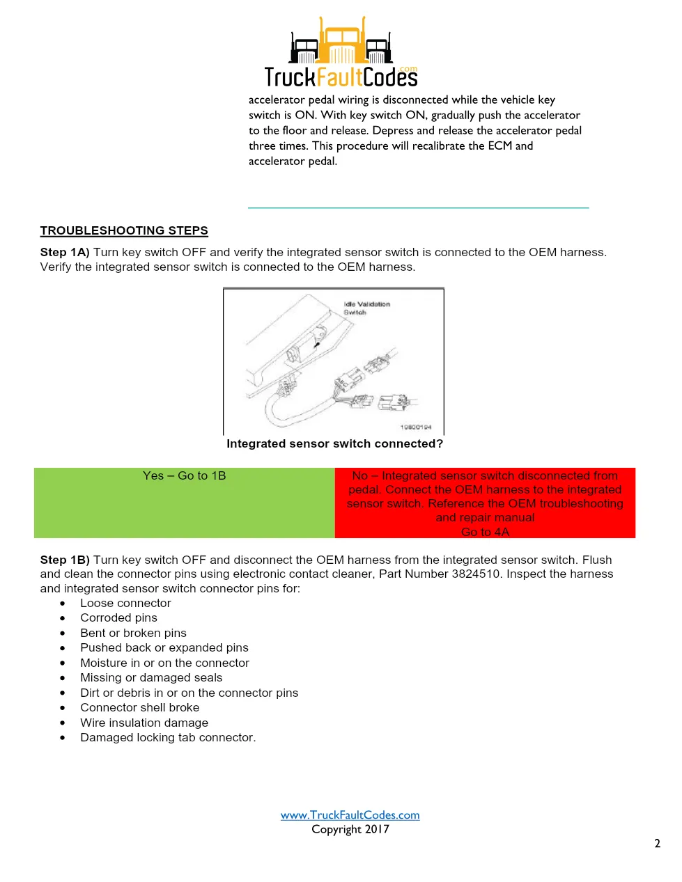 M11 code 431 ISS — Idle Validation Switch Circuit diagnostic, PID - preview page 2 of 6