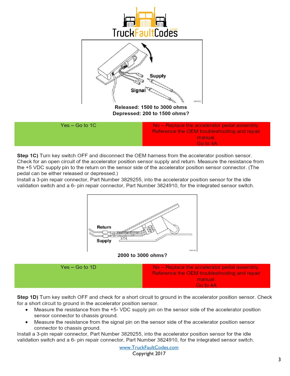 M11 code 432 ISS — Accelerator Pedal Circuit diagnostic, PID - page 3 is available after signing in
