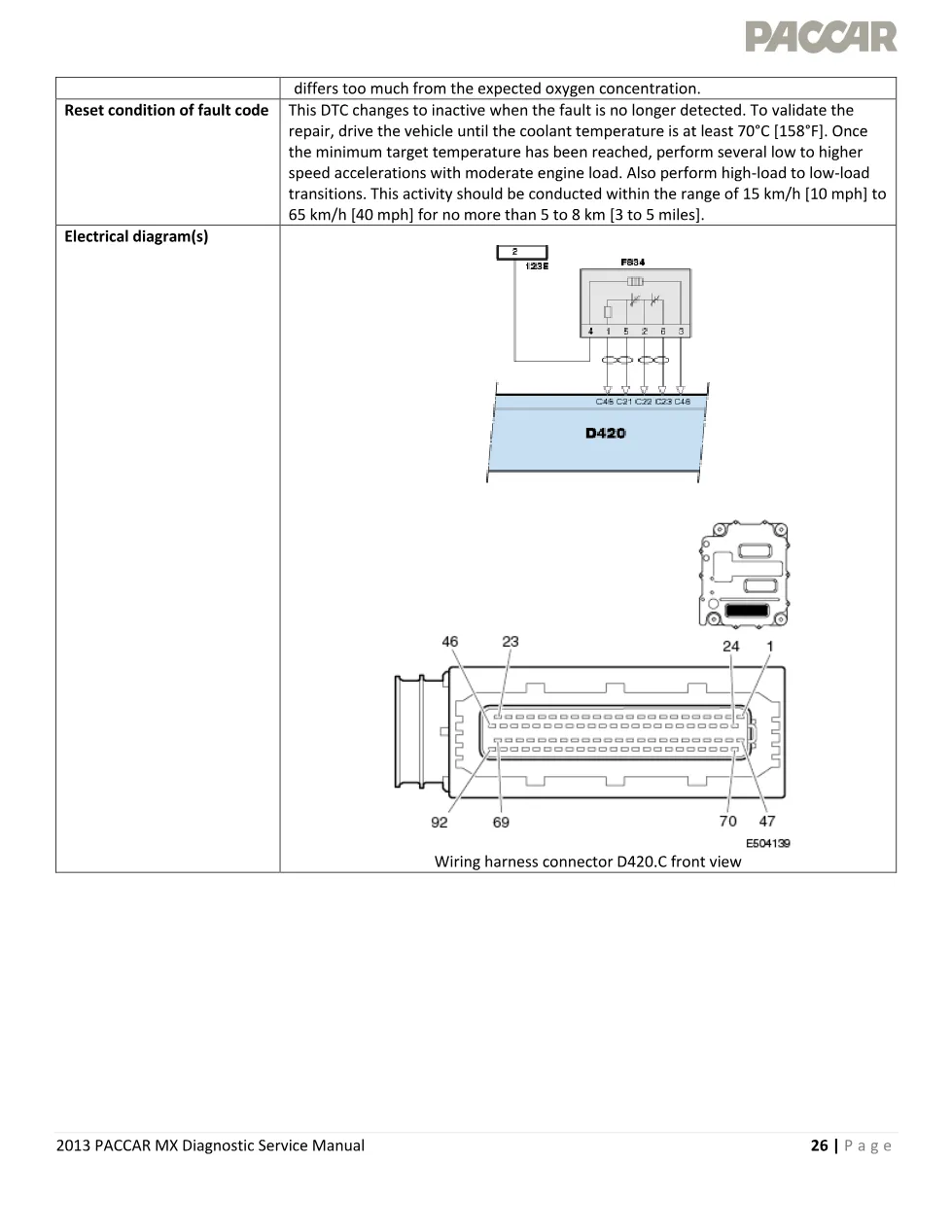 MX lambda sensor P1706 official workshop document preview page 3