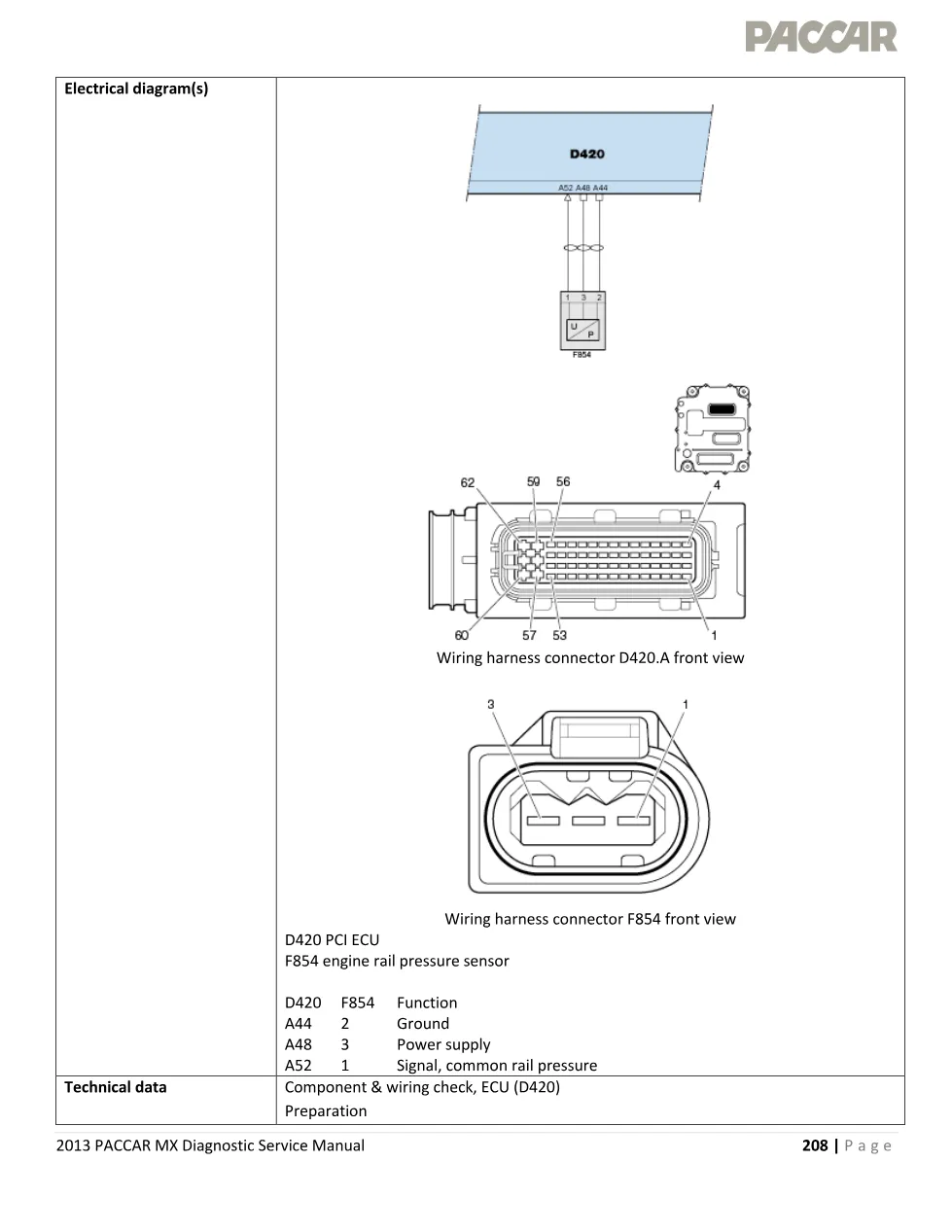 PACCAR MX Engine P1089 Rail Pressure Diagnostic — 2013 Service Manual - preview page 2 of 4
