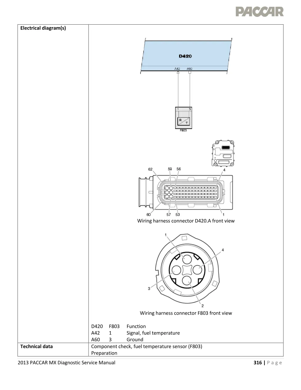 PACCAR MX Engine P1168 Code — 2013 Diagnostic Service Manual - preview page 2 of 5