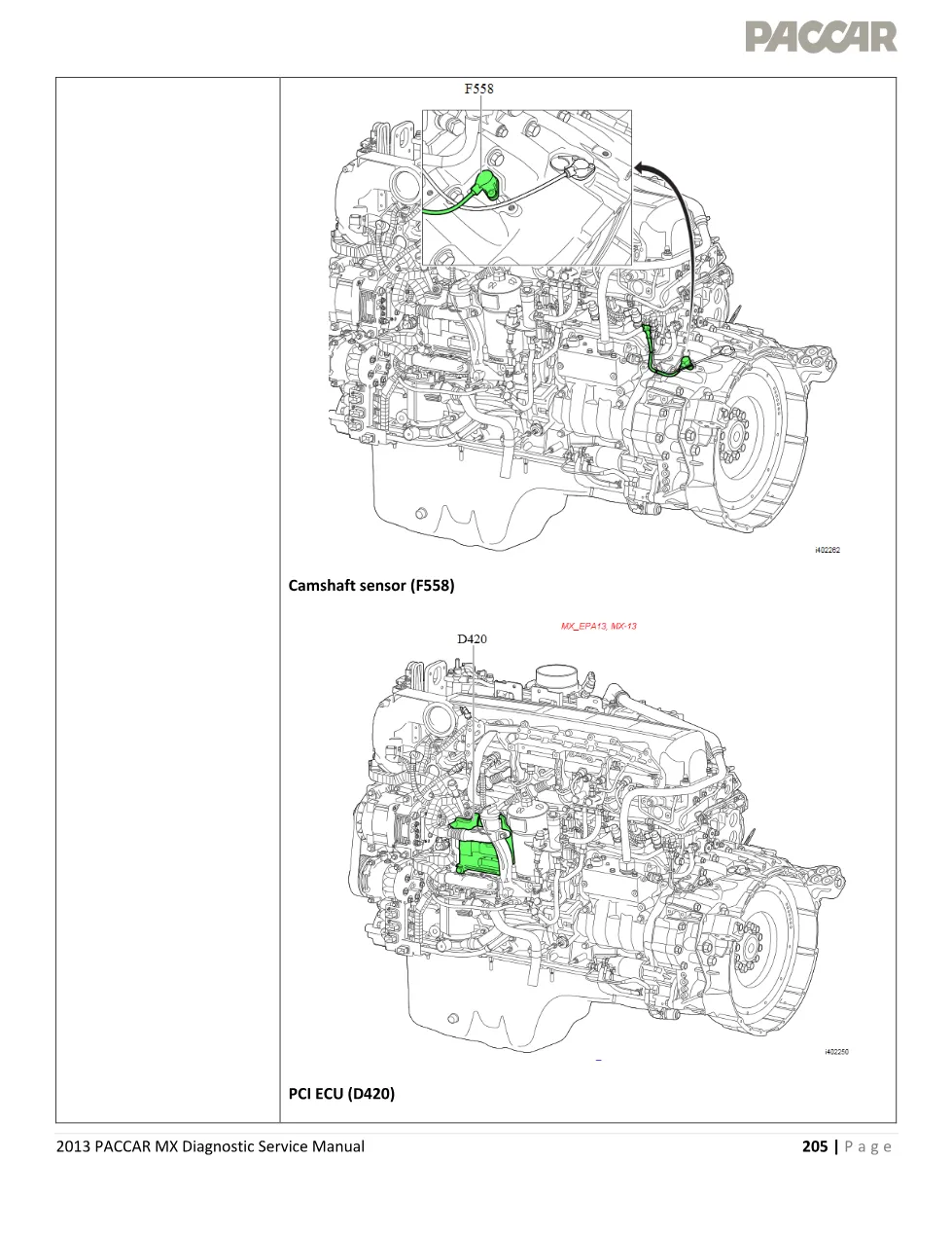 PACCAR MX P0219 Engine Overspeed Above 2300 RPM — 2013 MX – Guide - preview page 2 of 6