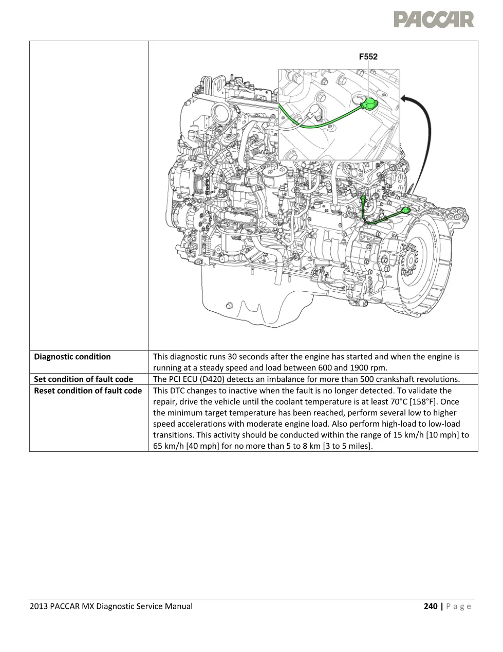 PACCAR MX P0315 Cylinder Unbalance Detected — 2013 MX Diagnostic - preview page 2 of 5