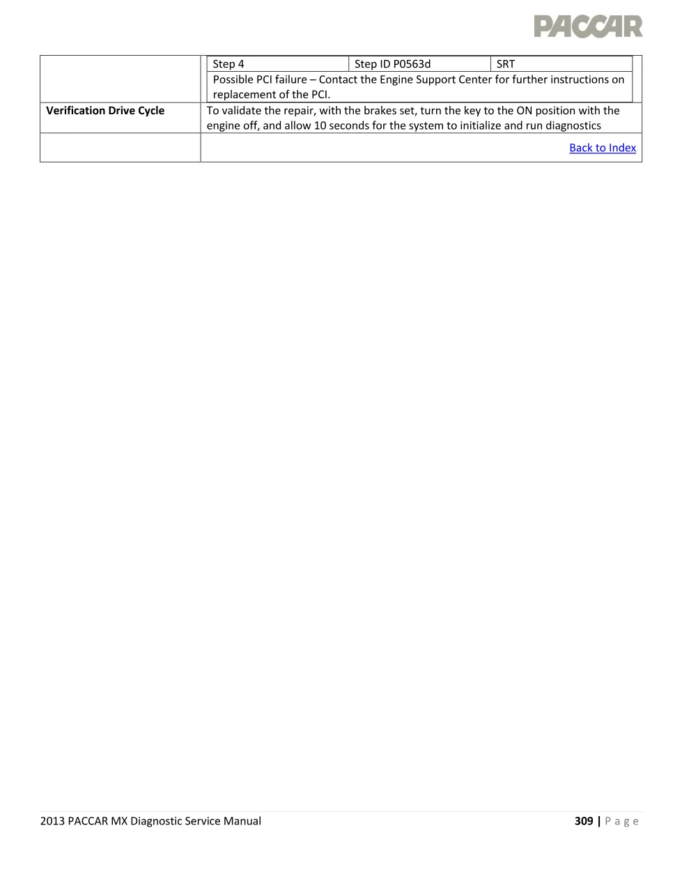 PACCAR MX P0563 diagnostic — ECU PCI Power Supply Fault — 2013 - page 2 is available after signing in