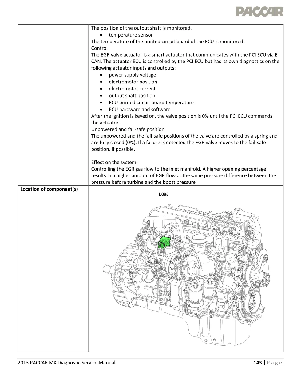 PACCAR MX P103C — EGR control unable to reach target — MX – Guide - preview page 2 of 6