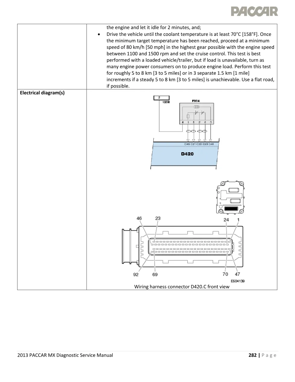 PACCAR MX P113A fault code page – 2013 PACCAR MX Diagnostic - page 3 is available after signing in