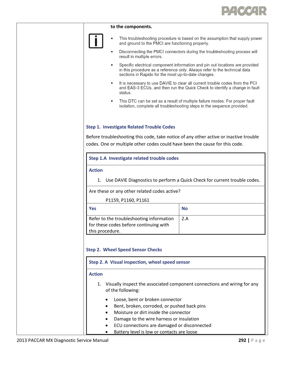 PACCAR MX P1158 – front axle left wheel speed data erratic – 2013 - preview page 2 of 4