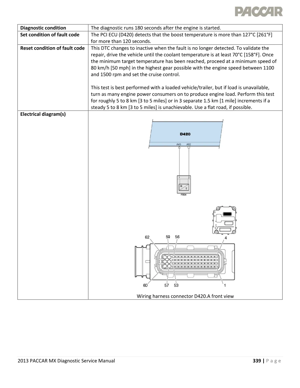 PACCAR MX P1573 boost official workshop document preview page 2