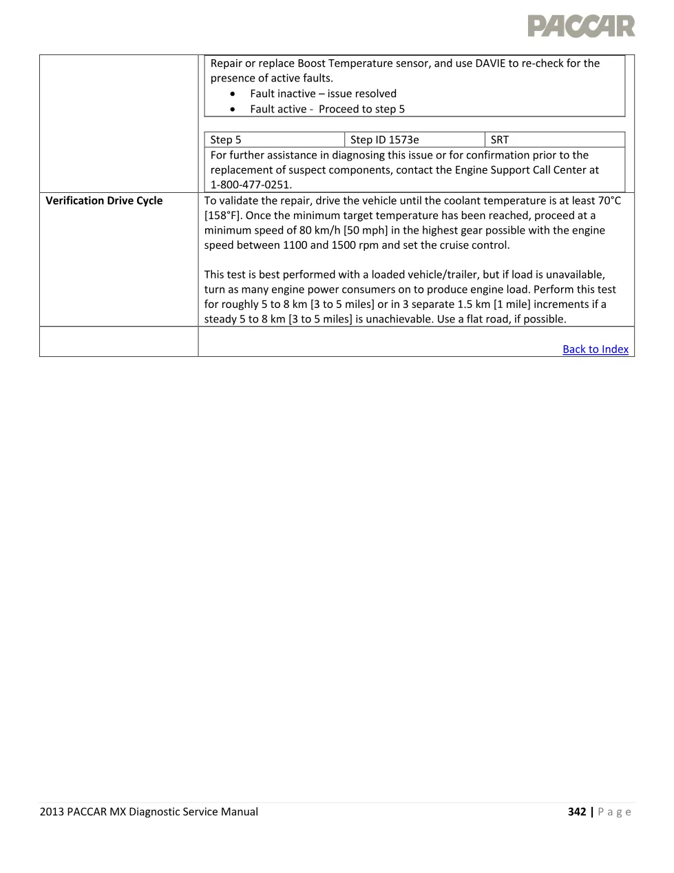PACCAR MX P1573 boost official workshop document preview page 5