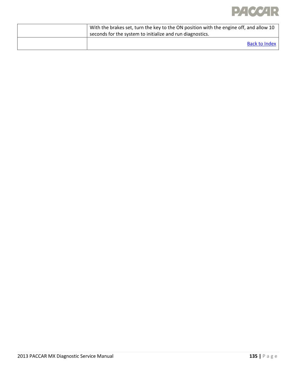PACCAR MX vehicle speed code P1032 — 2013 Diagnostic Service - page 2 is available after signing in