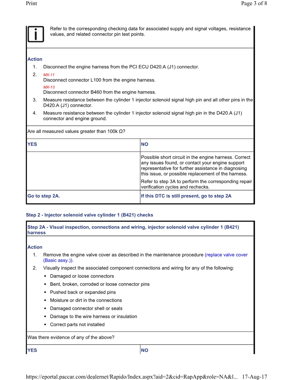 PACCAR P1203B DTC Troubleshooting Guide — MX Europe Engines EPA 2004 - page 3 is available after signing in
