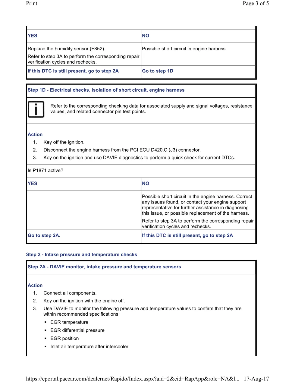 PACCAR P1872 DTC Troubleshooting Guide — EPA 2004 MX Europe Engines - page 3 is available after signing in