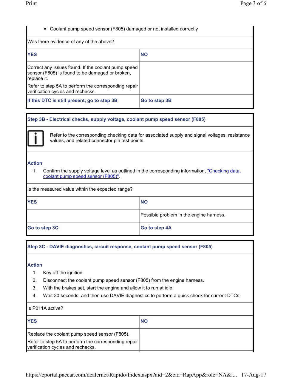 PACCAR P2603 DTC Troubleshooting Guide — MX Europe Engines EPA 2004 - page 3 is available after signing in