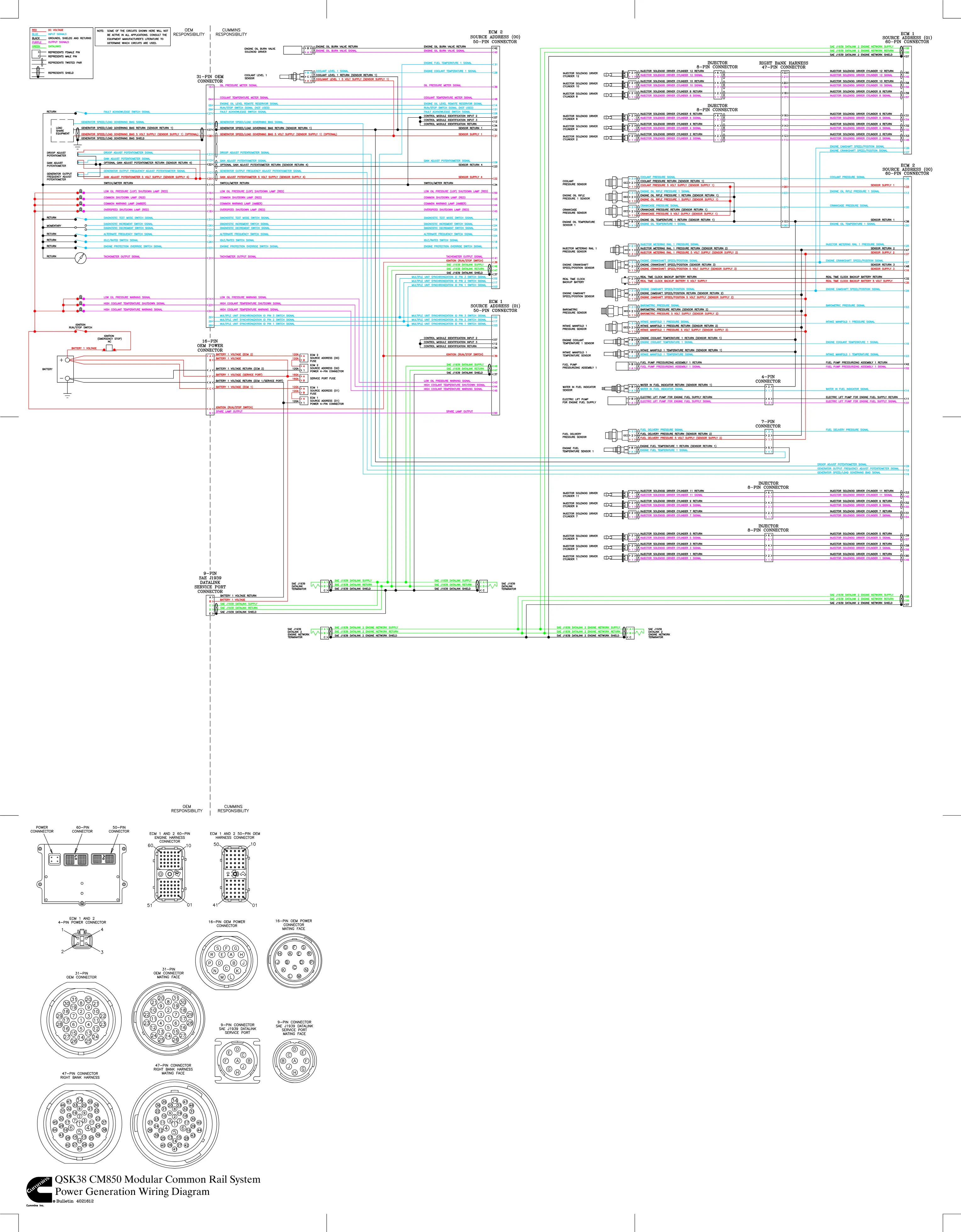 QSK38 CM850 Power document reference ? cummins wiring on pdf / - page 1 is available after signing in