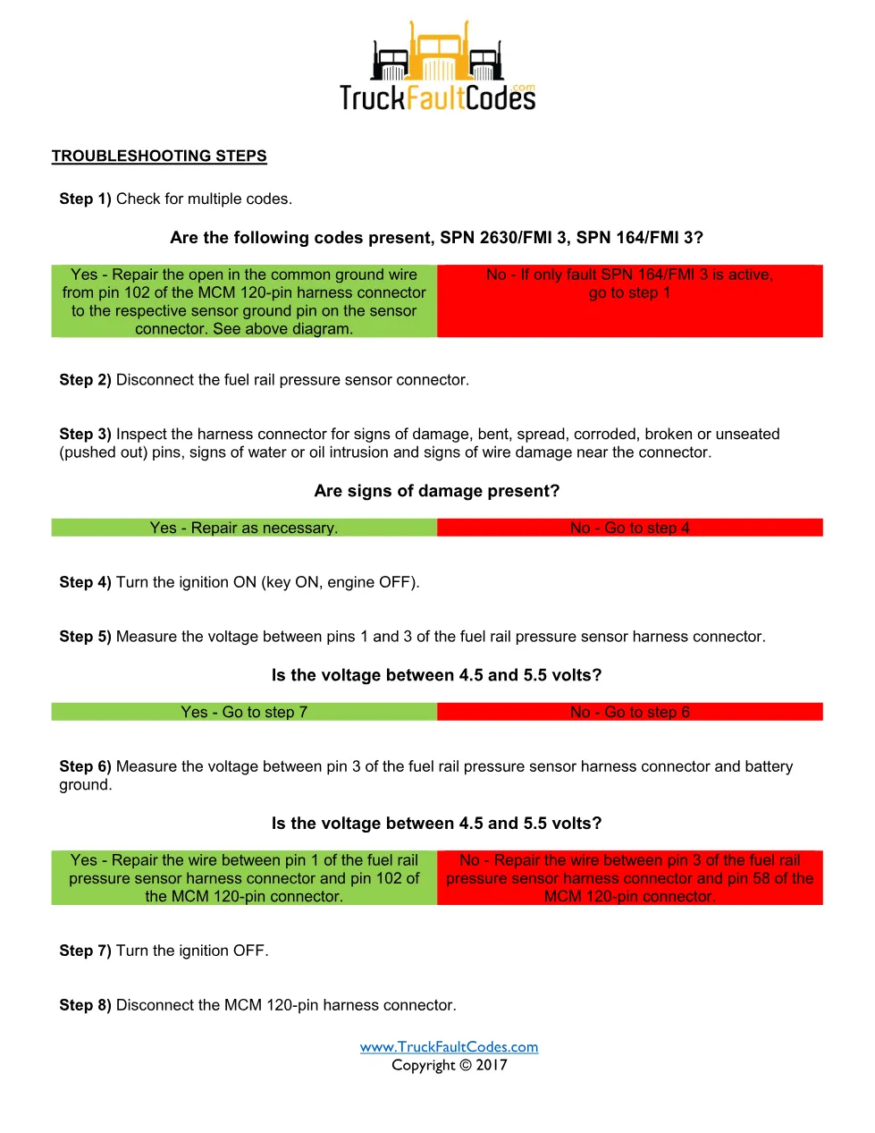rail pressure circuit high — Fuel Rail Pressure Sensor Circuit - preview page 2 of 3