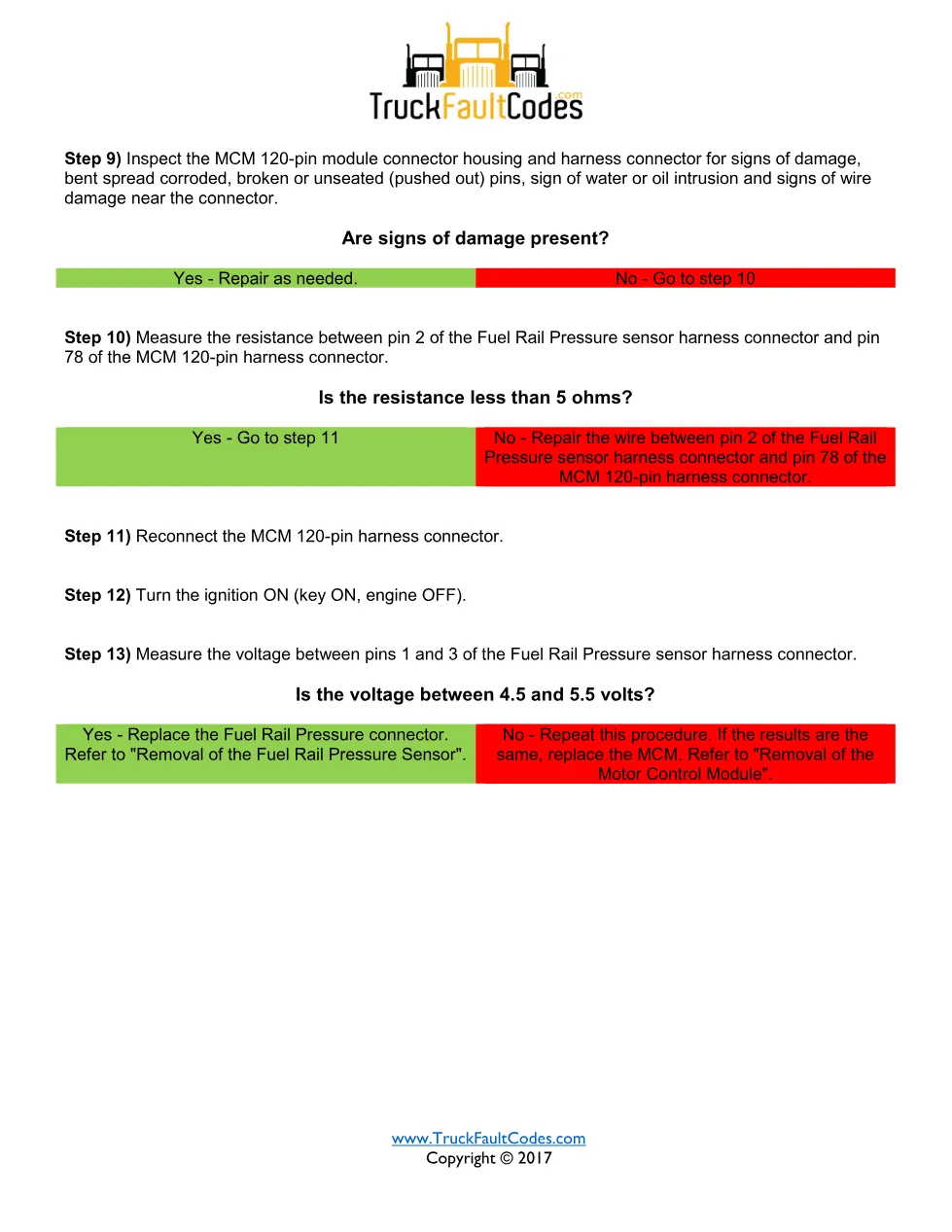 rail pressure circuit high — Fuel Rail Pressure Sensor Circuit - page 3 is available after signing in