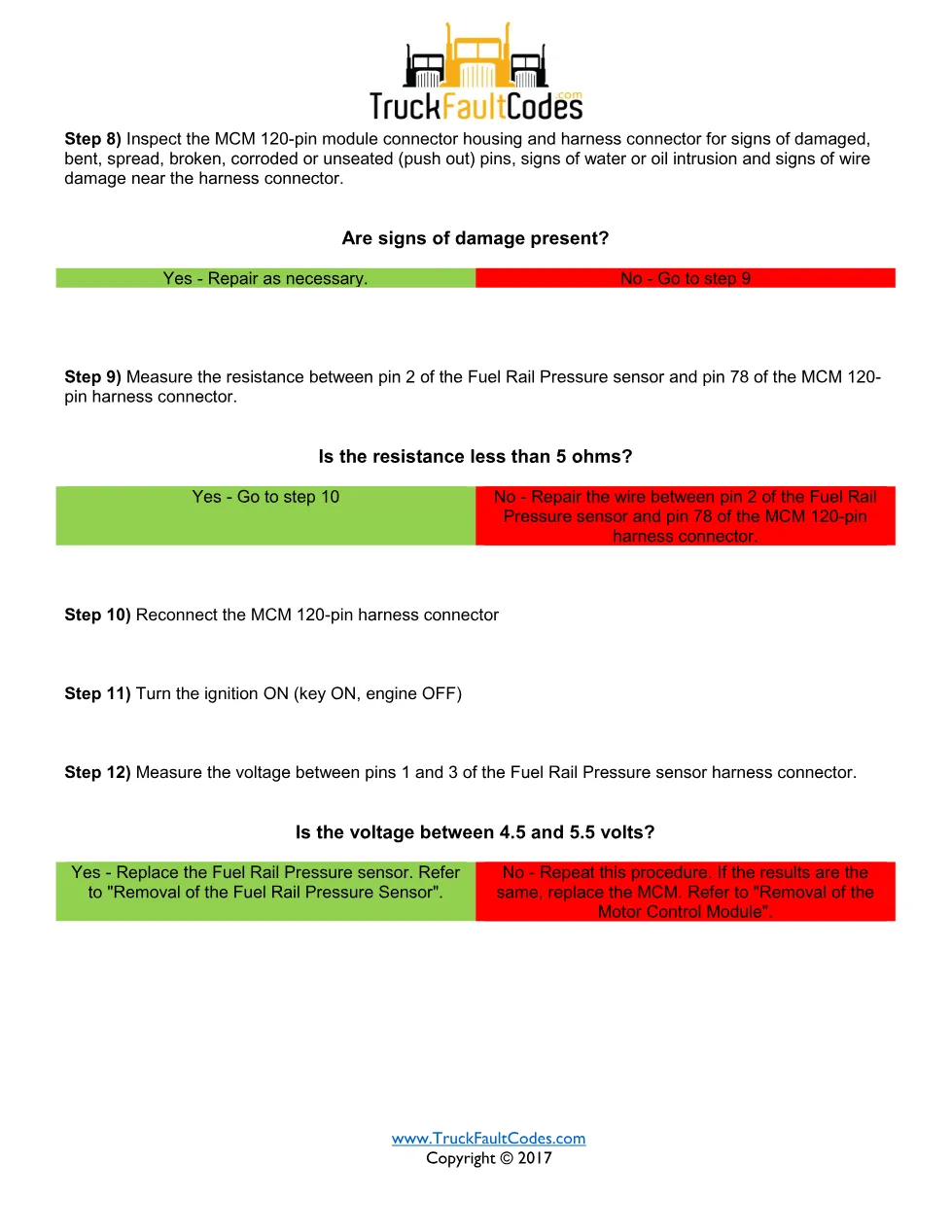rail pressure sensor open — Fuel Rail Pressure Sensor Circuit - page 3 is available after signing in