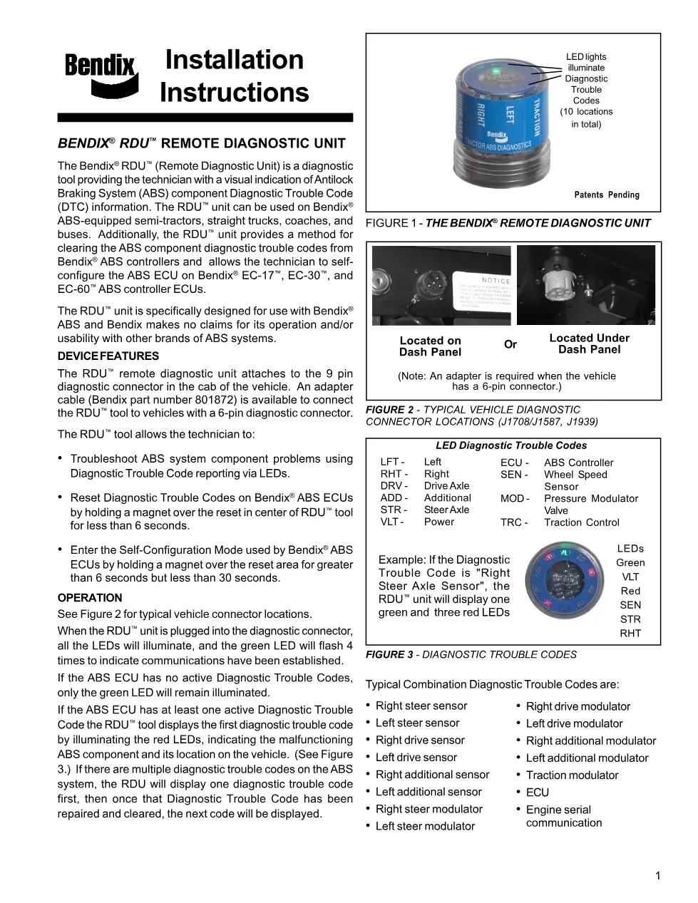 RMOTE diagnostic unit undefined document – Rmote diagnostic unit - preview page 1 of 2