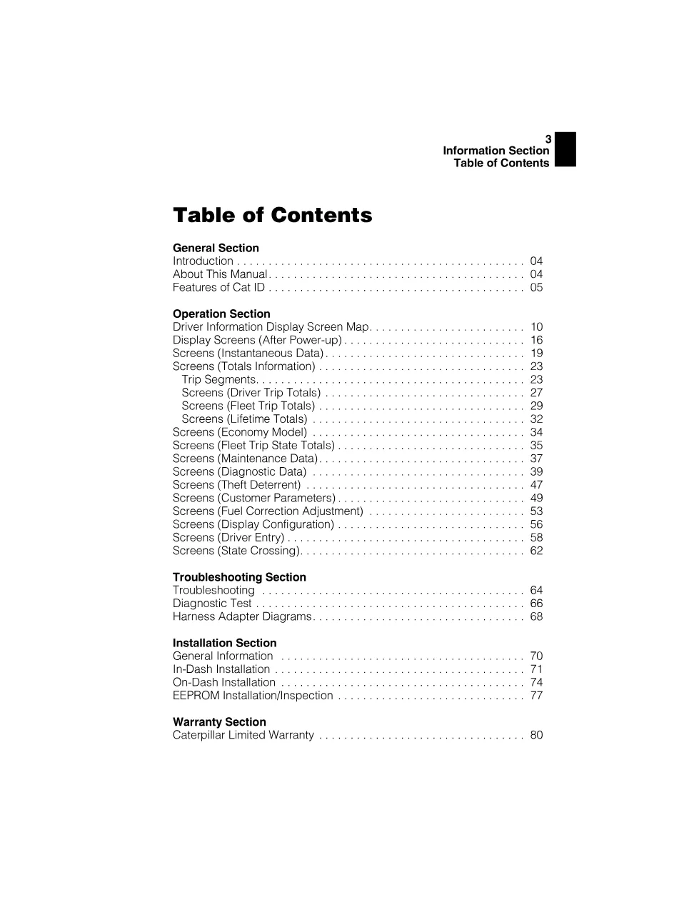 SEBU6875 undefined document – SEBU6875-05-01-ALL – PDF, 84 pages - page 3 is available after signing in