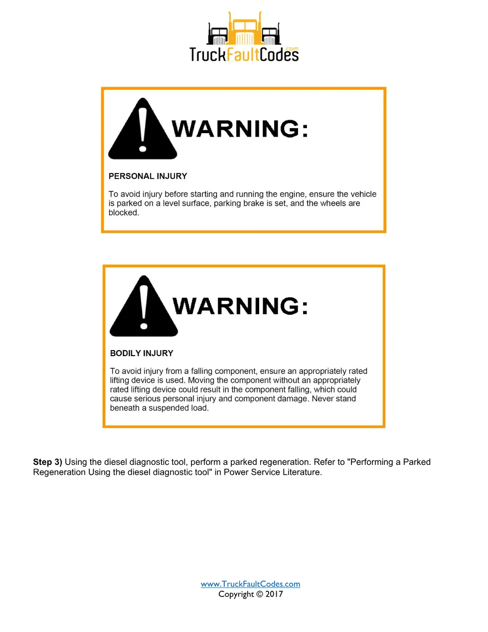 SPN 1037 FMI 16 — Detroit DD Series Fault Code Troubleshooting - preview page 2 of 3