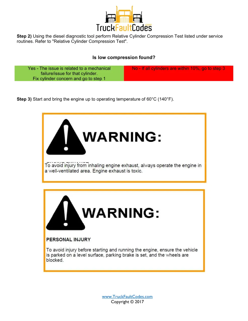 SPN 1322 FMI 31 — Detroit DD Series Fault Code Troubleshooting - preview page 2 of 3