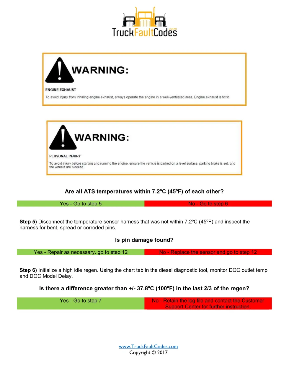 SPN 3556 EPA07 regen — Detroit DD Series Check For Regen – Guide - preview page 2 of 5