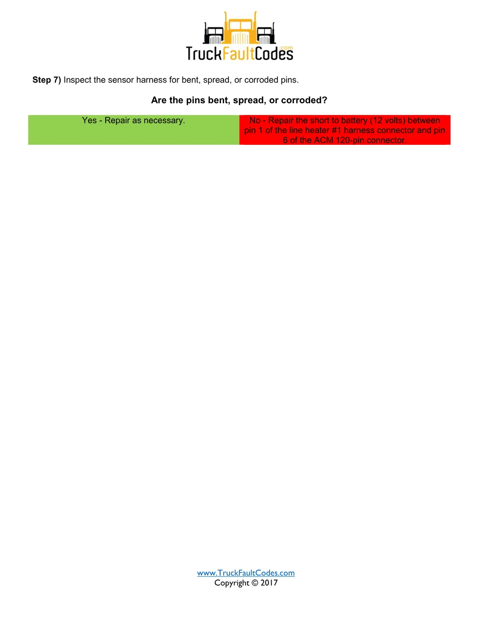 SPN 4354 FMI 3 — Detroit DD Series Line Heater 1 Circuit Failed - page 2 is available after signing in