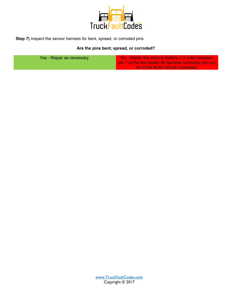 SPN 4355 FMI 3 — Detroit DD Series Line Heater 2 Circuit Failed - page 2 is available after signing in