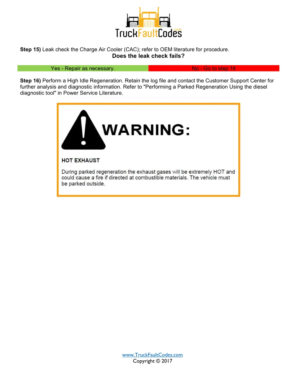 SPN 5357 FMI 16 – Detroit DD Fuel Quantity High Detected – PDF, 3 - page 3 is available after signing in