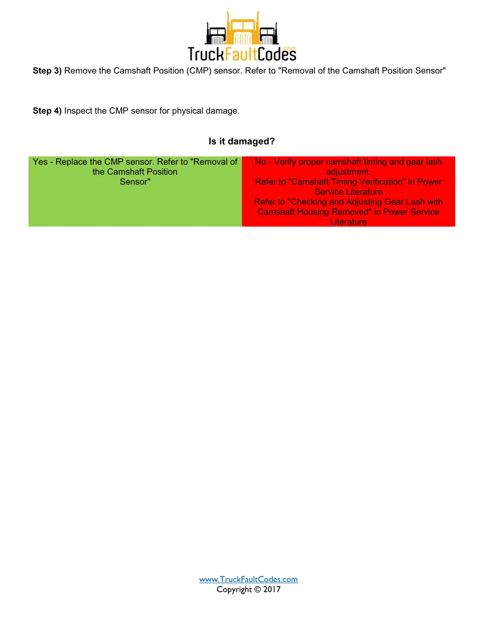 SPN 636 FMI 2 — Detroit DD Series camshaft crankshaft signal - page 2 is available after signing in