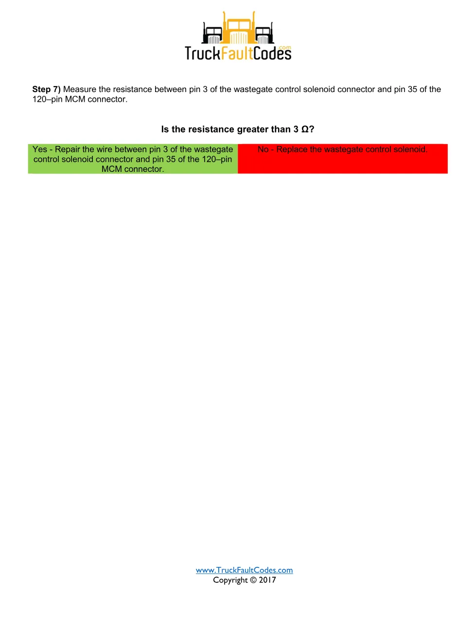 SPN 641 FMI 5 — Detroit DD Series turbocharger control circuit - page 2 is available after signing in