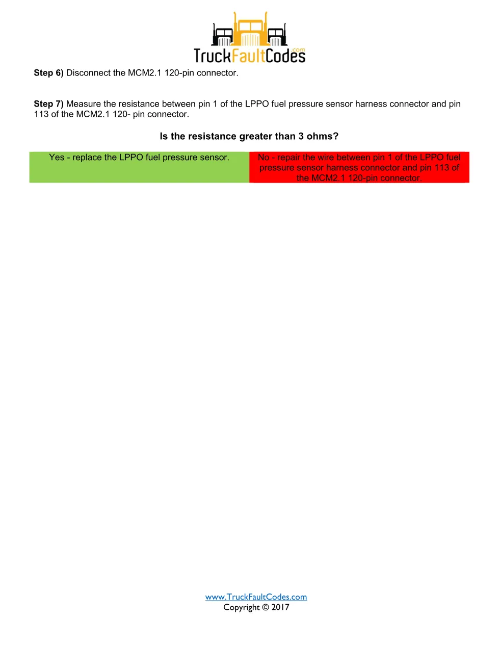 SPN 94 FMI 2 — Low Side Fuel Pressure Not Plausible — Detroit DD - page 2 is available after signing in