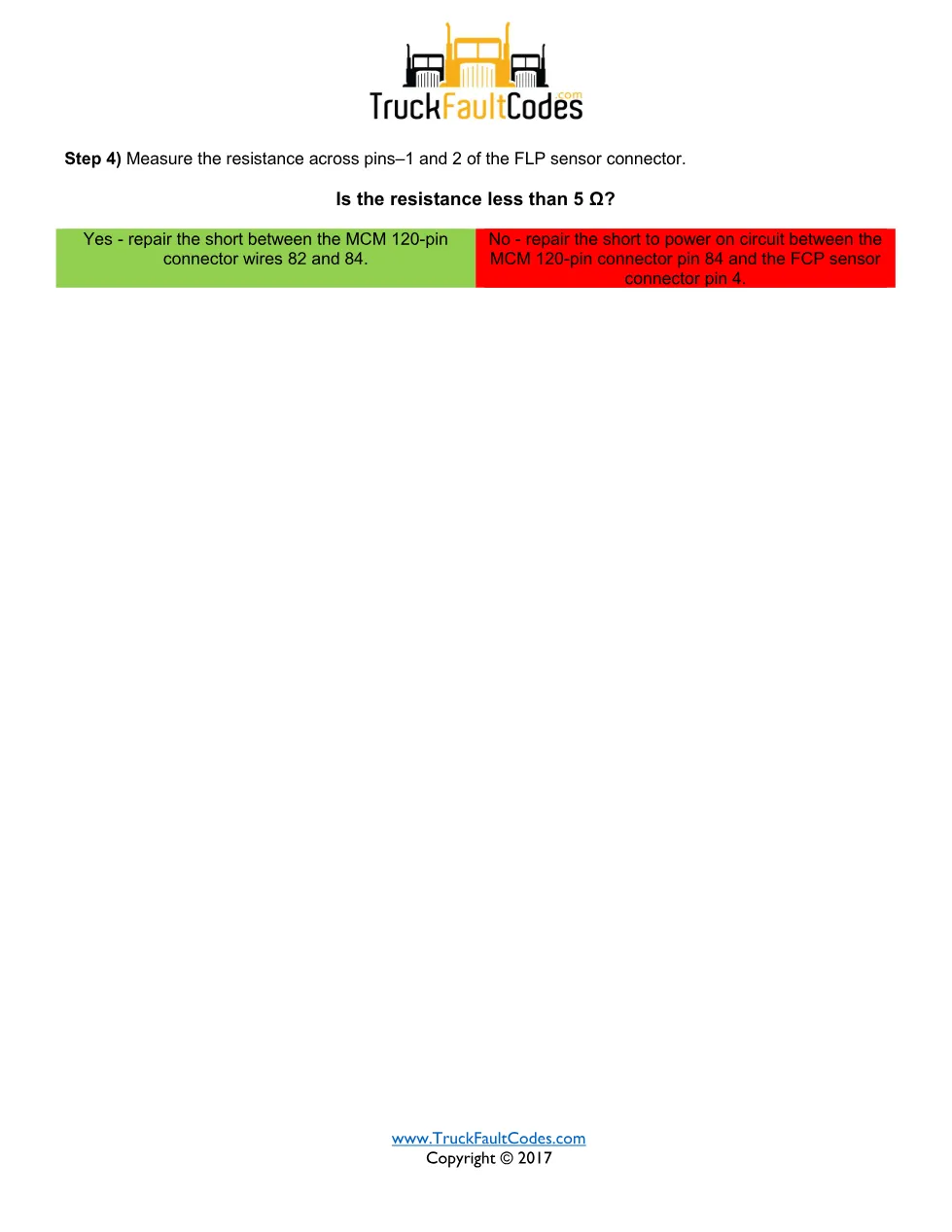 SPN 94 FMI 3 — Fuel Compensation Pressure Sensor Circuit Failed - page 2 is available after signing in