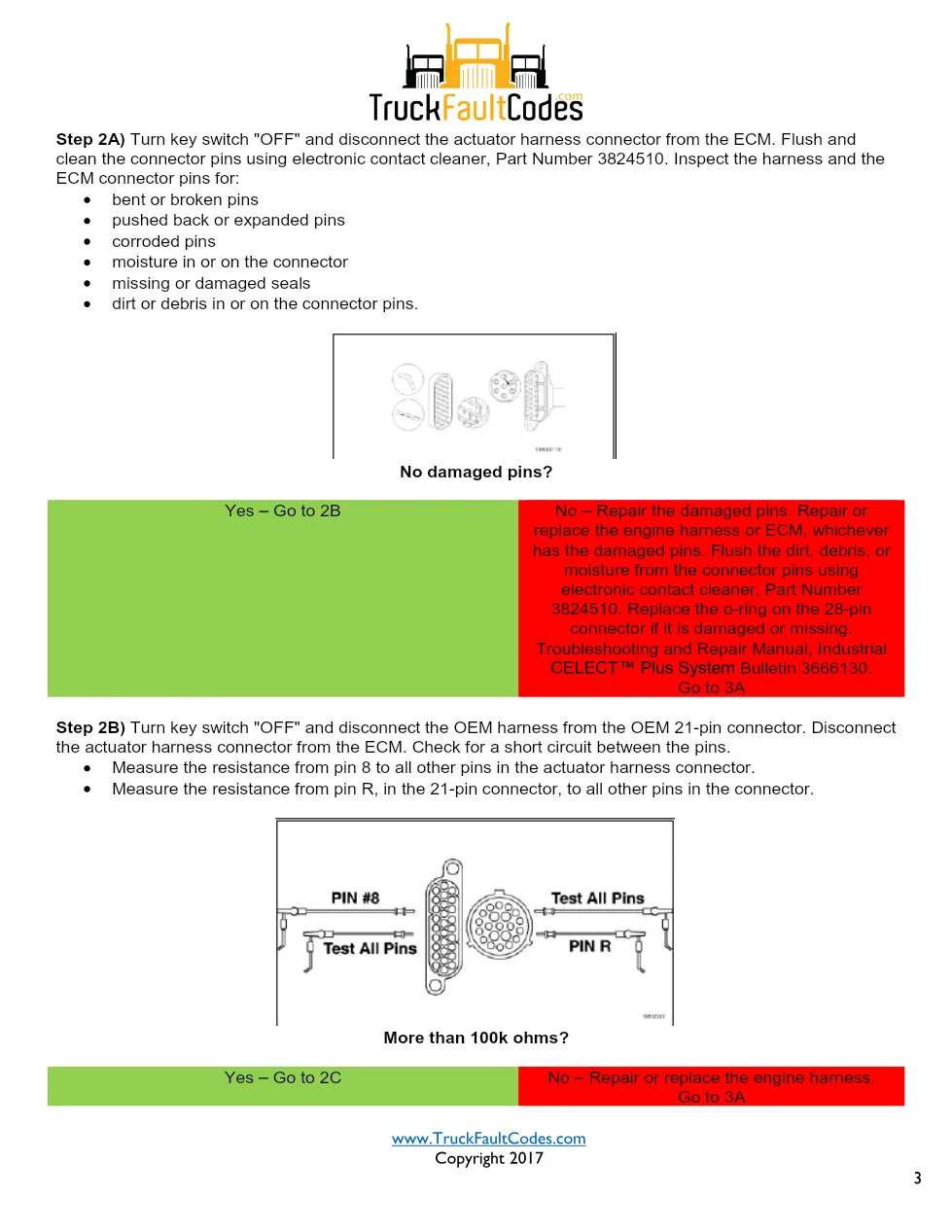 Starter solenoid lockout relay — Cummins Fault Code 474 (S052, - page 3 is available after signing in