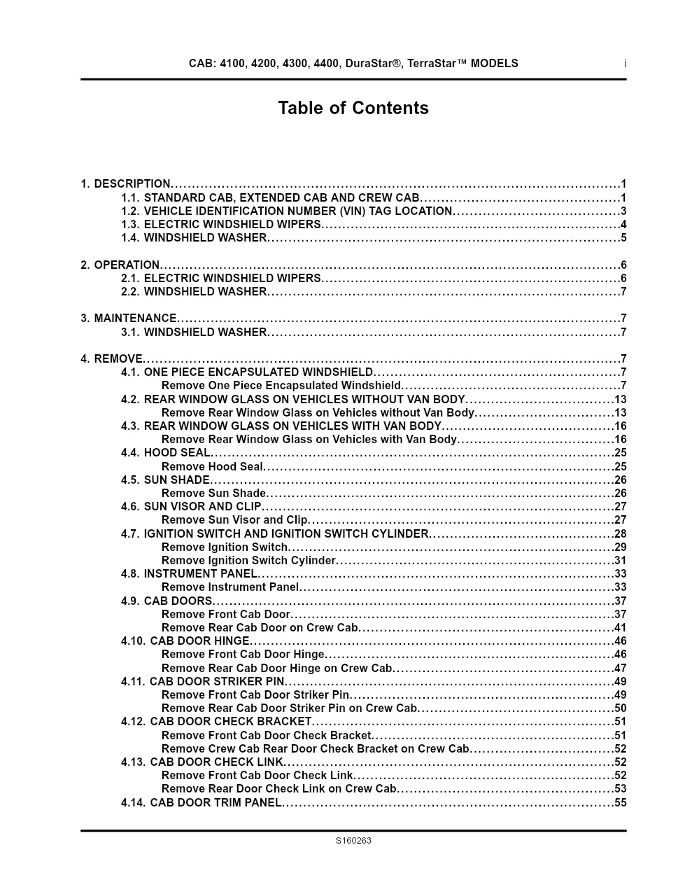 TerraStar Cab Manual – International 4100-4400 & DuraStar Service - page 3 is available after signing in