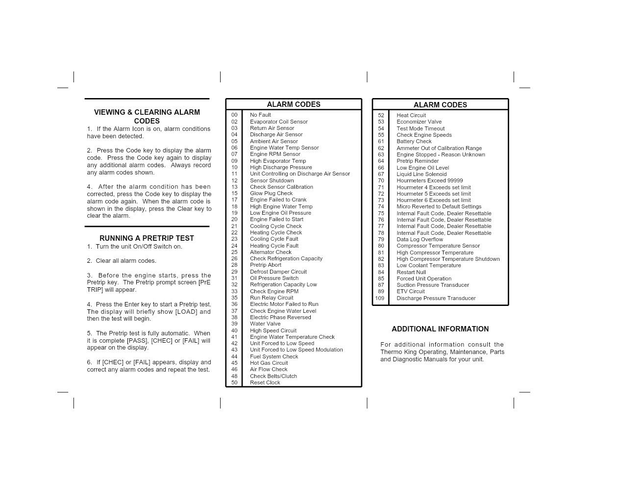 thermo king defrost cycle: 3-page manual (Thermo King) - preview page 2 of 3