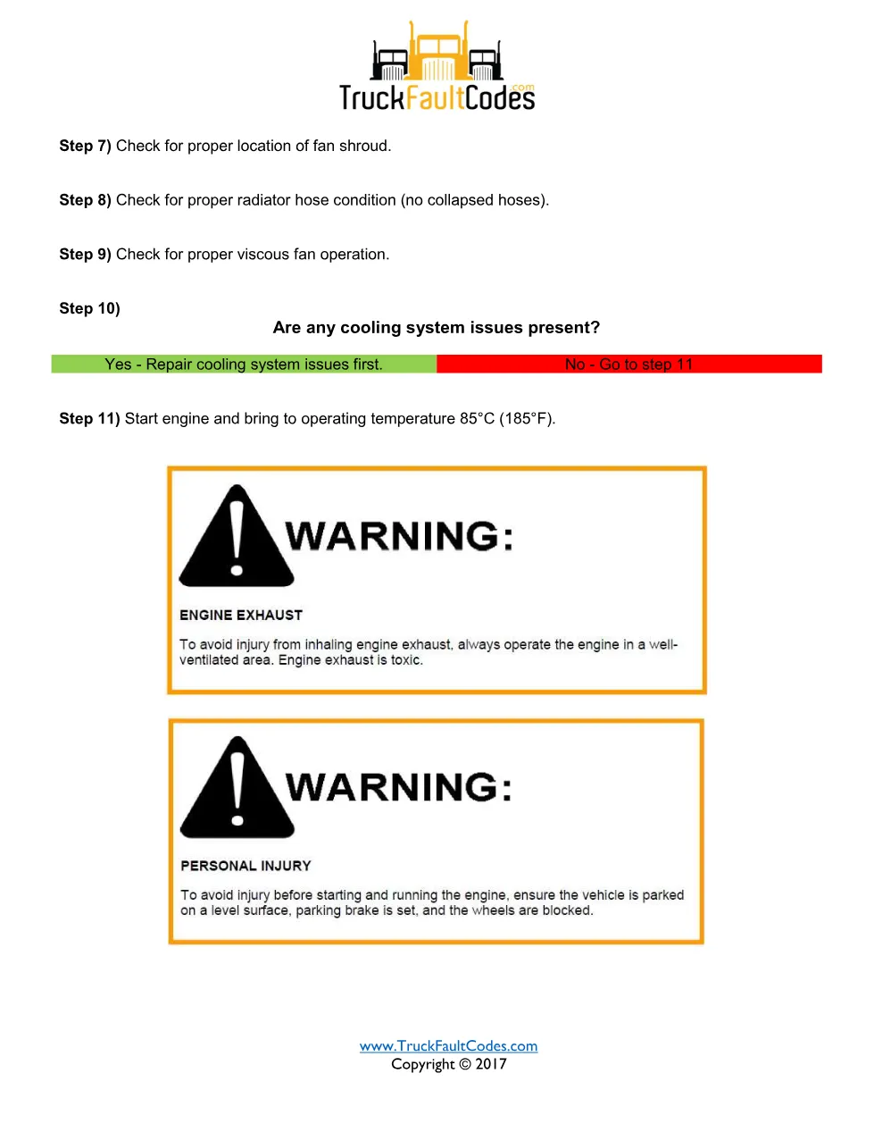 water pump limp home — Detroit SPN 5927 FMI 2 fault code (GHG14, - preview page 2 of 4