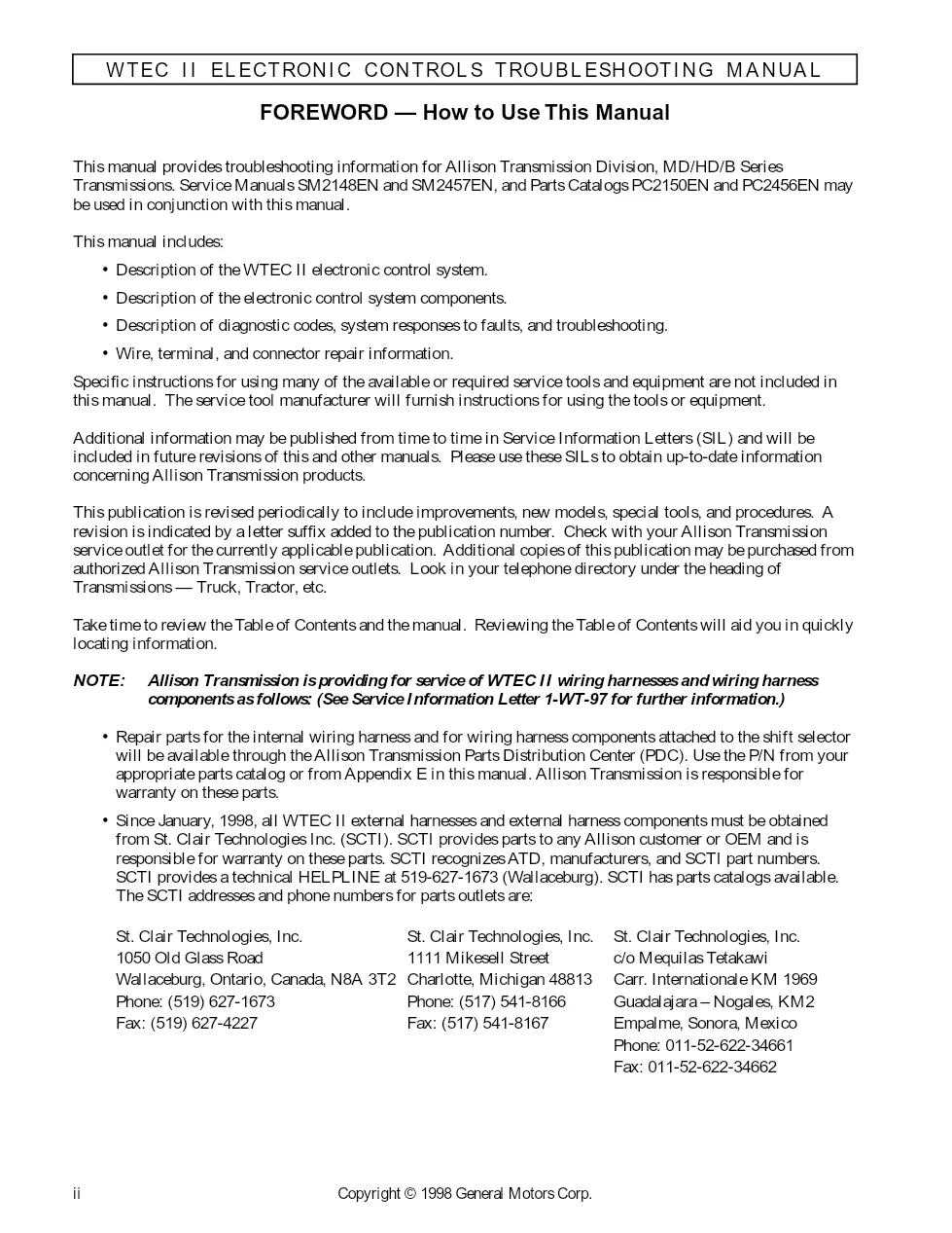 WTEC II troubleshooting Chung Manual — TS2470EN — PDF, 396 - preview page 2 of 3